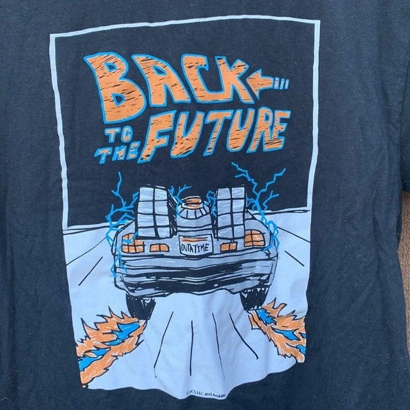 Riot Society men's Back to the Future T-shirt - Picture 3 of 4